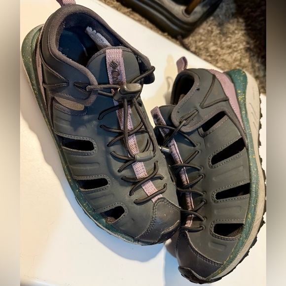 Columbia Black and Pink Trail Sandals - Picture 1 of 7